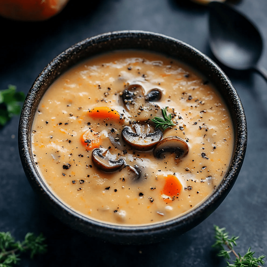 Mushroom Carrot Soup