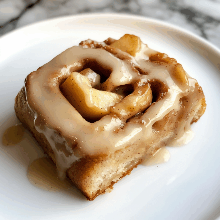Apple Cinnamon Rolls with Maple Icing