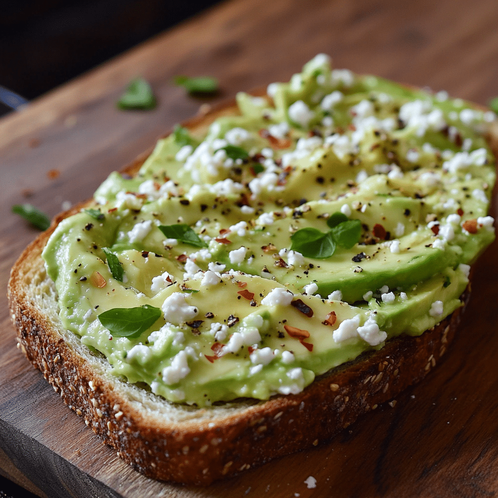 Avocado Cottage Cheese Toast