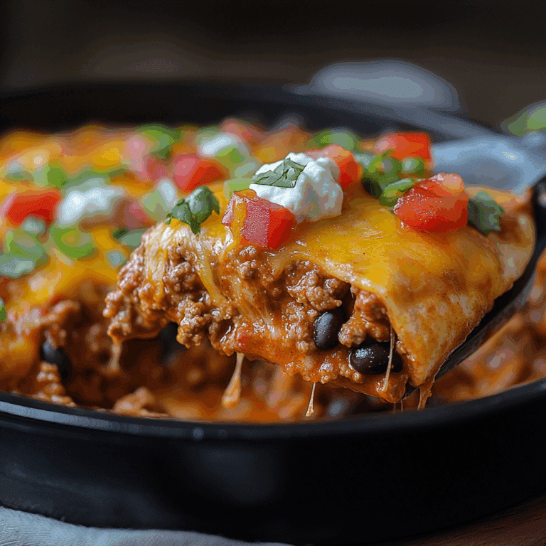Beef Enchilada Casserole