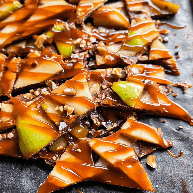 Caramel Apple Bark