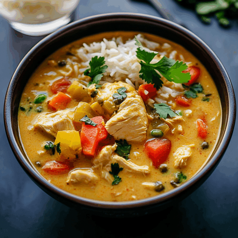 Chicken Curry Rice Soup