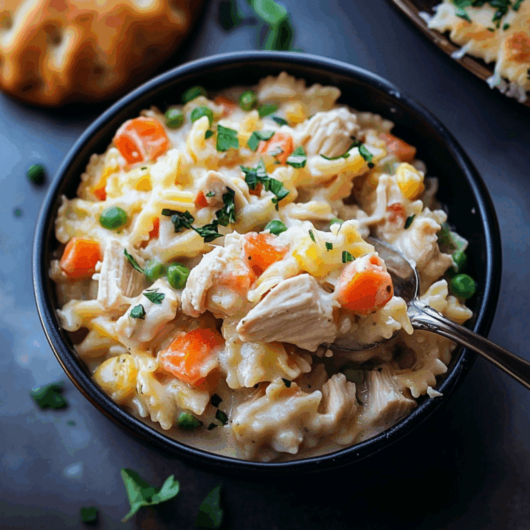 Chicken Pot Pie Pasta