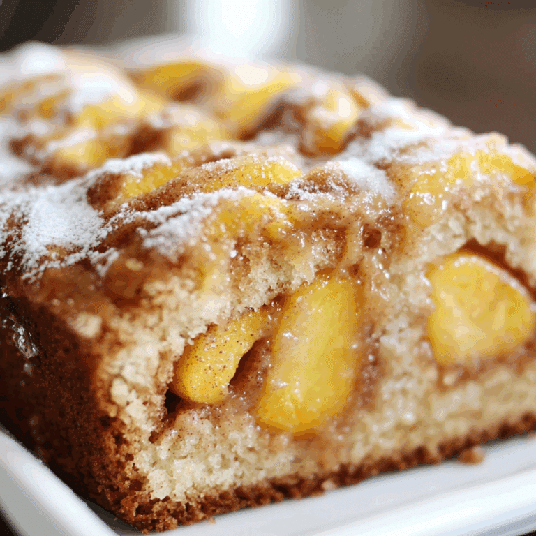 Cinnamon Peach Bread