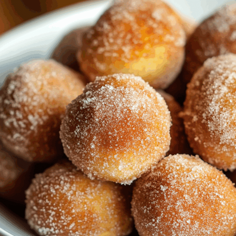 Cinnamon Sugar Apple Cider Doughnut Holes