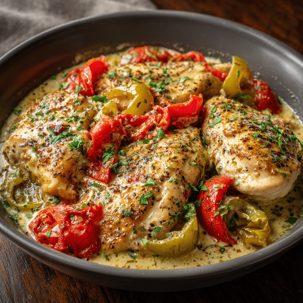 Creamy Pepperoncini Chicken