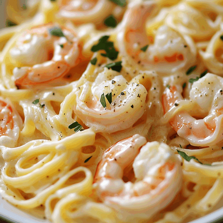 Creamy Prawn Linguine