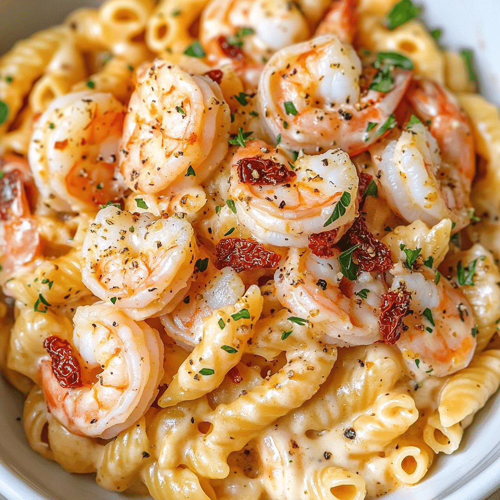 Creamy Sun-Dried Tomato Shrimp Pasta