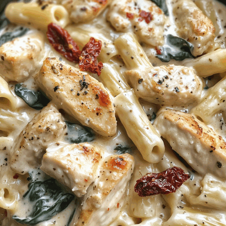 Creamy Tuscan Chicken Pasta