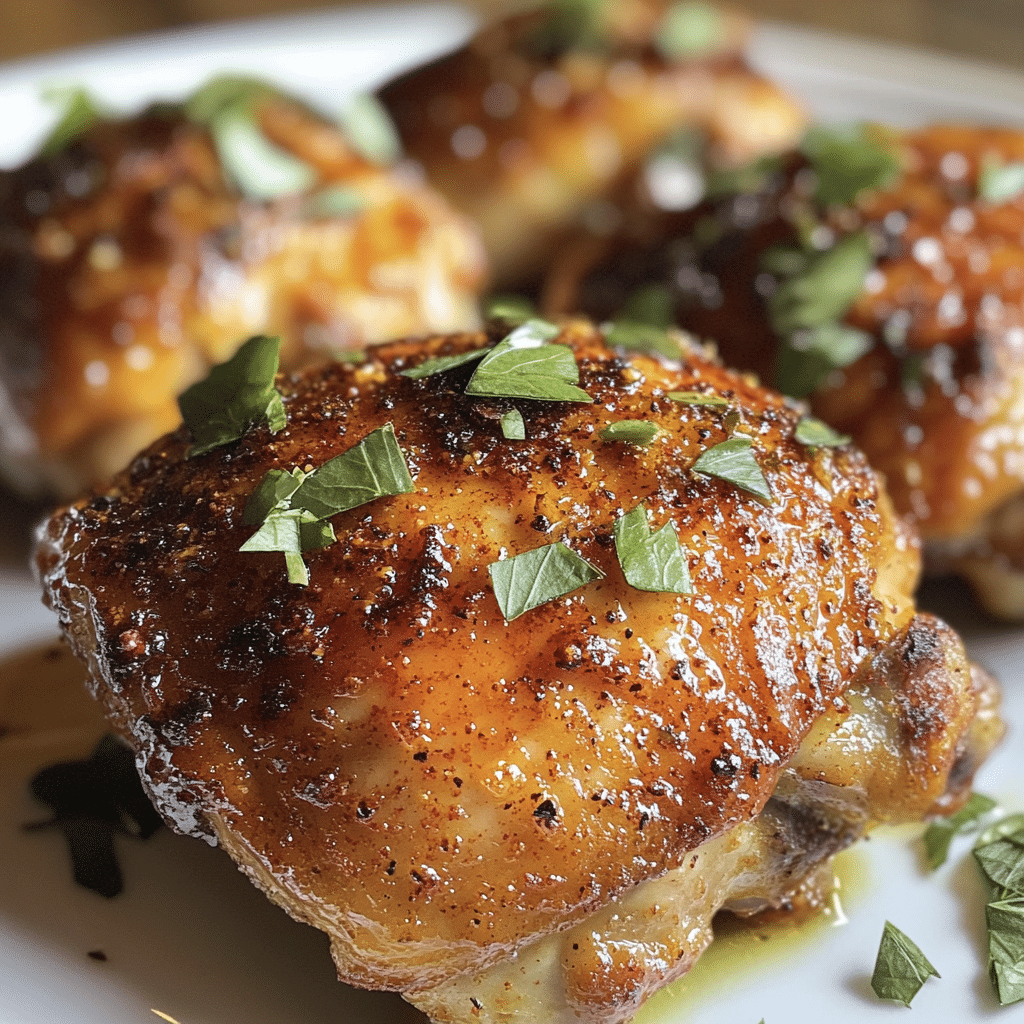 Crispy Smoked Paprika Chicken Thighs