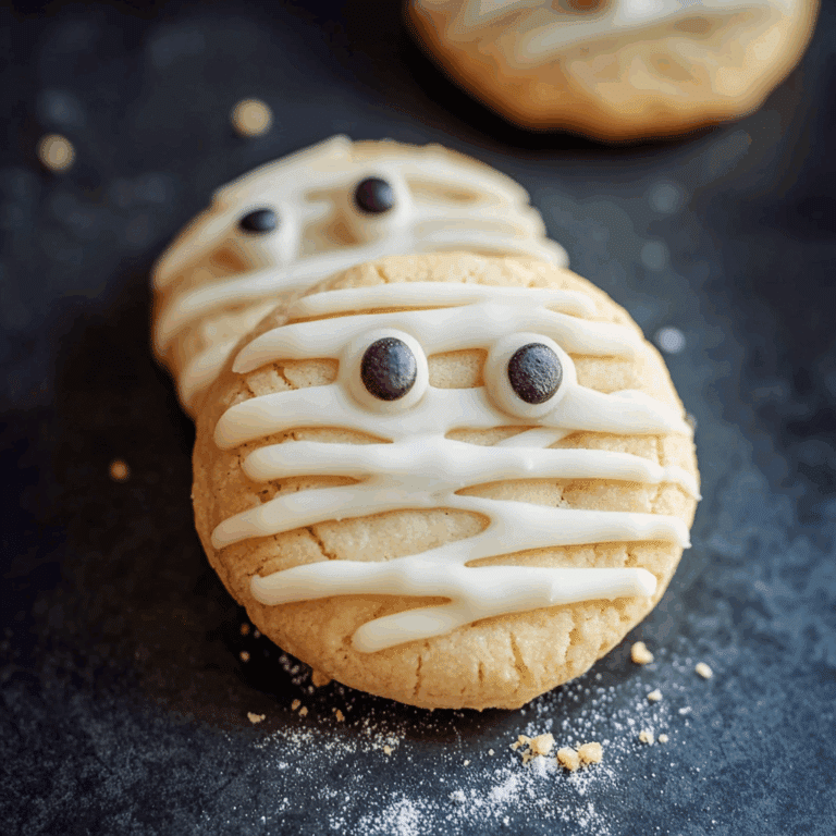 Mummy Cookies