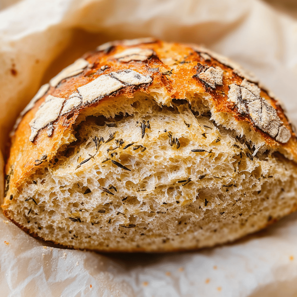 No-Knead Herb Bread