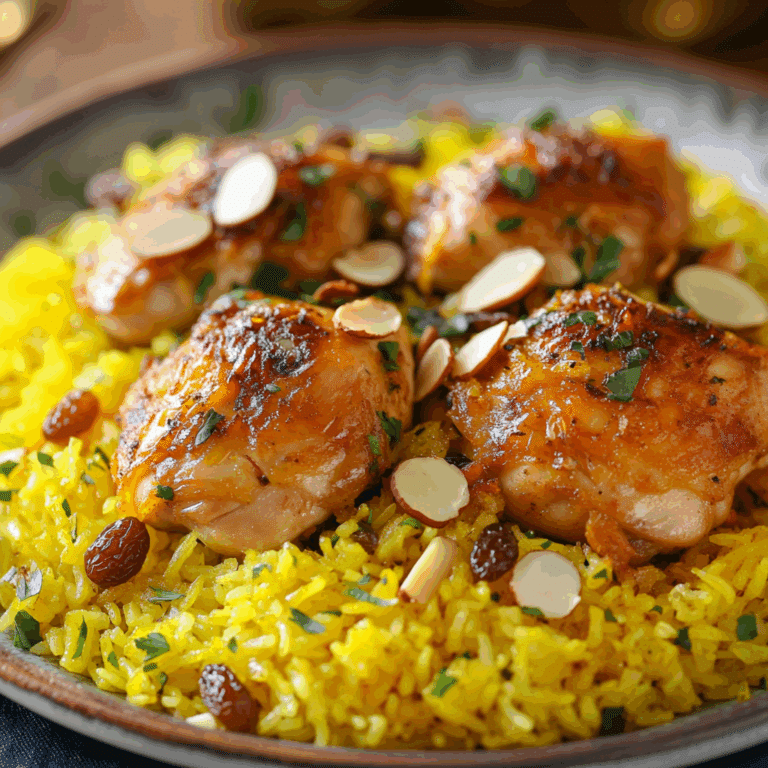 Persian Chicken with Saffron Rice