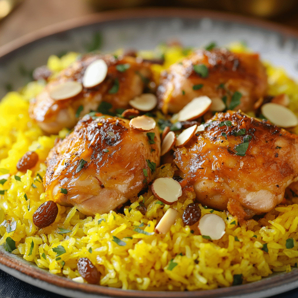 Persian Chicken with Saffron Rice