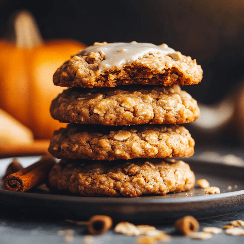 Pumpkin Oatmeal Cookies