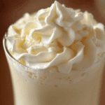 Vanilla Milkshake with Whipped Cream