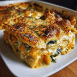 Butternut Squash and Spinach Lasagna