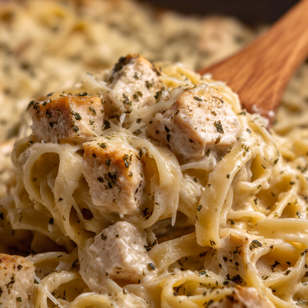 Chicken Alfredo Casserole