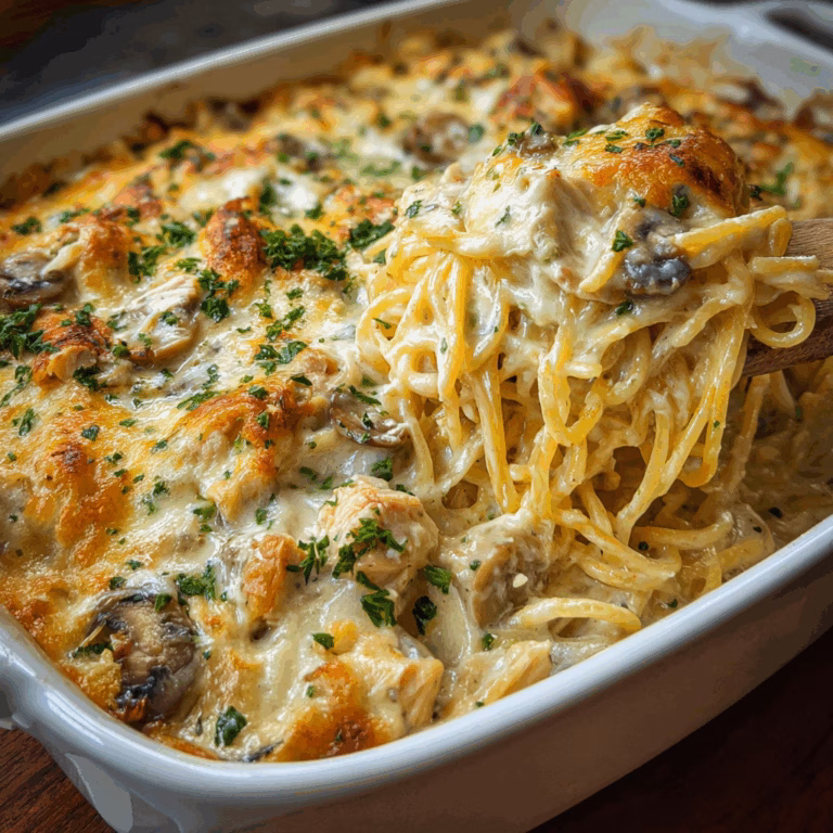 Chicken Tetrazzini Casserole
