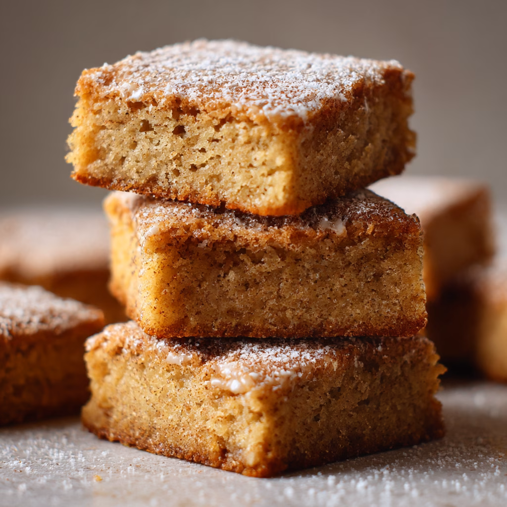Cinnamon Sugar Blondies