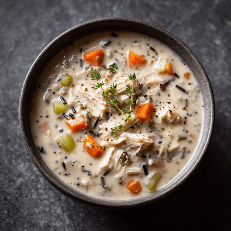Creamy Chicken and Wild Rice Soup
