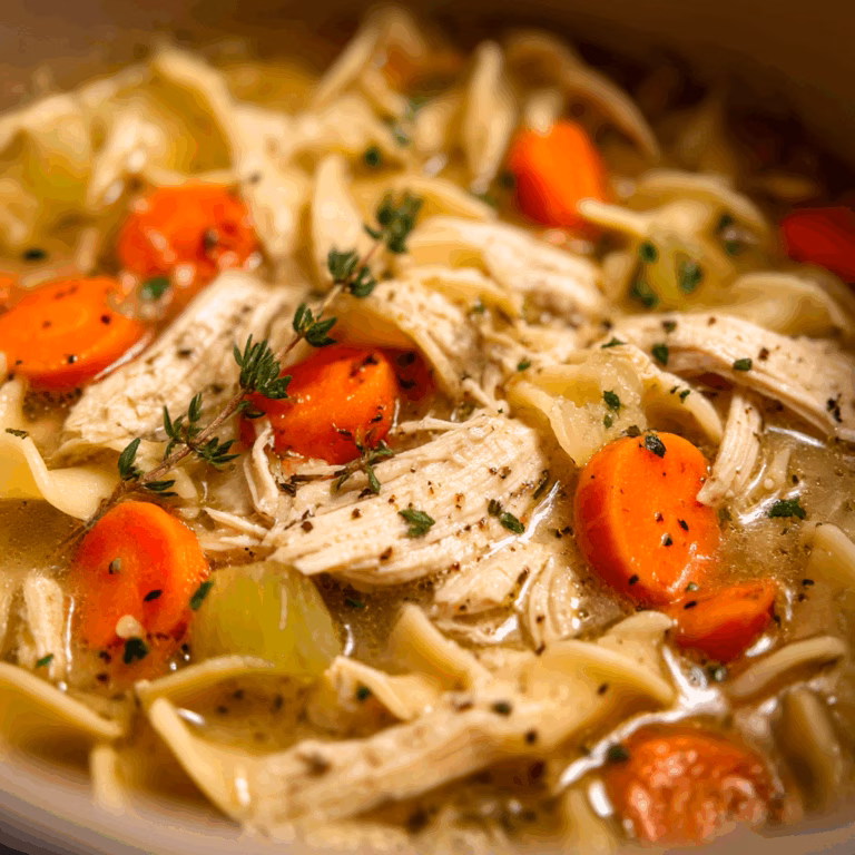 Crockpot Chicken Noodle Soup