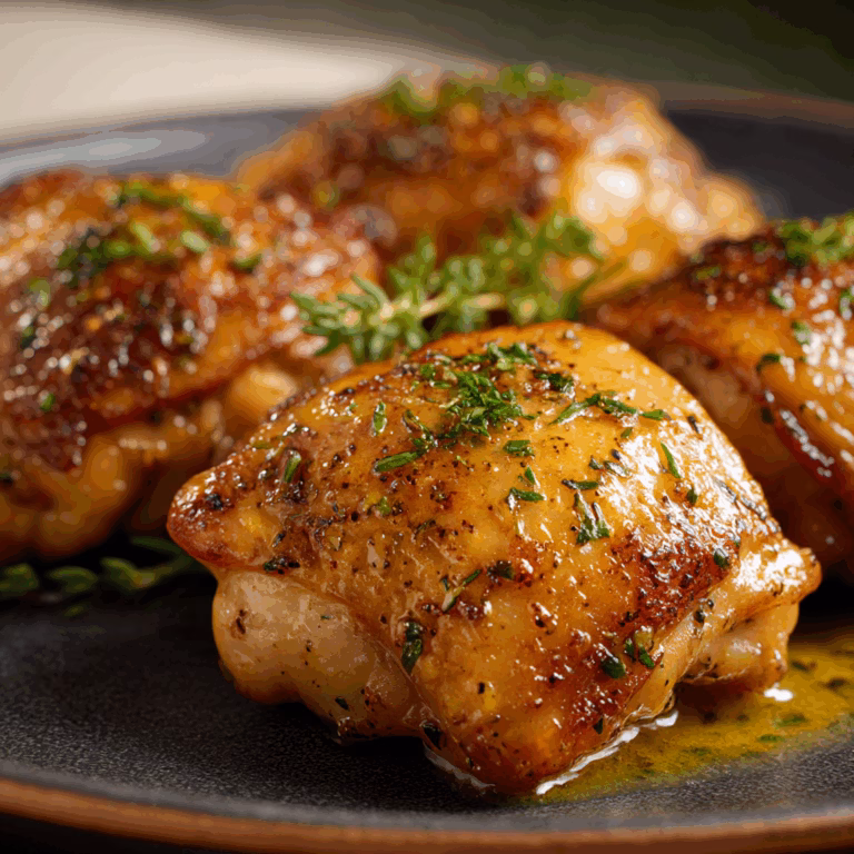 Honey Mustard Chicken Thighs