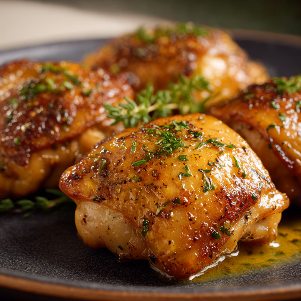 Honey Mustard Chicken Thighs