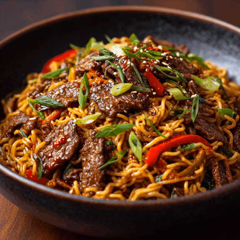 Korean Beef Noodles