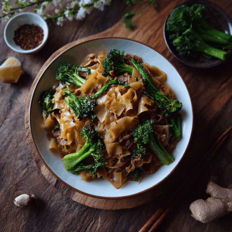 Pad See Ew Stir Fried Noodles