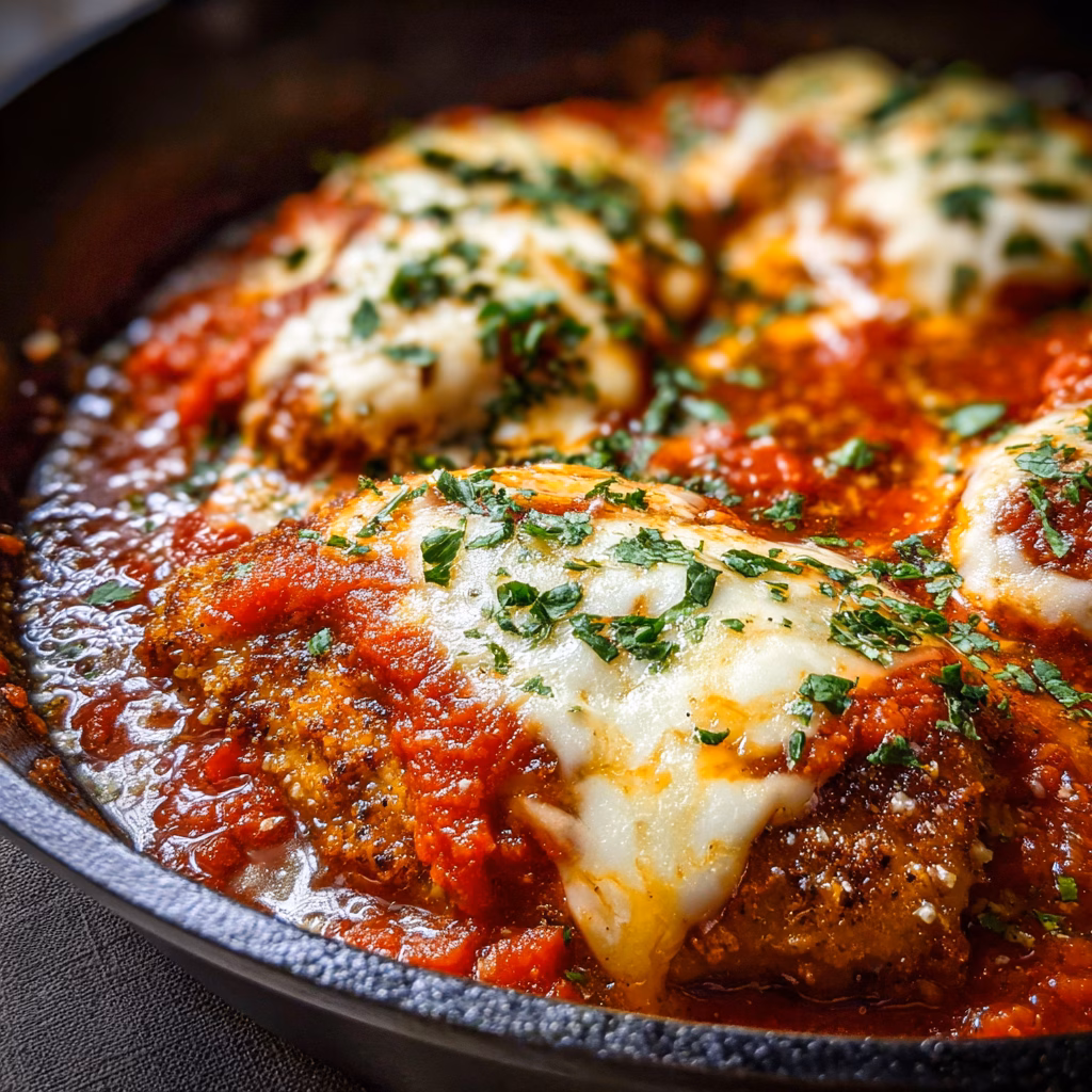Skillet Chicken Parmesan