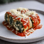 Spinach Lasagna Roll Ups