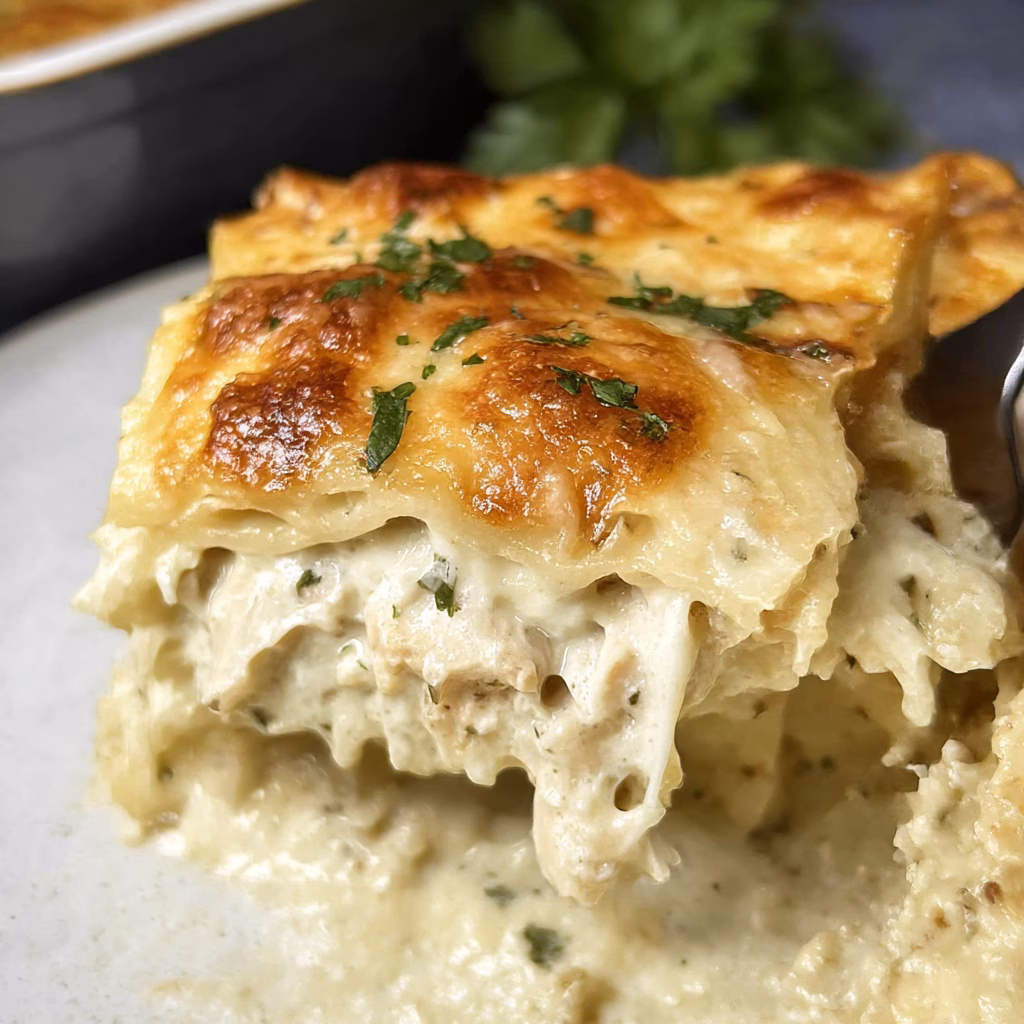 White Chicken Lasagna